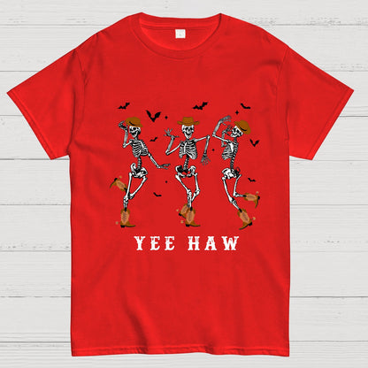 Dancing Skeleton Halloween Geeky T-Shirt