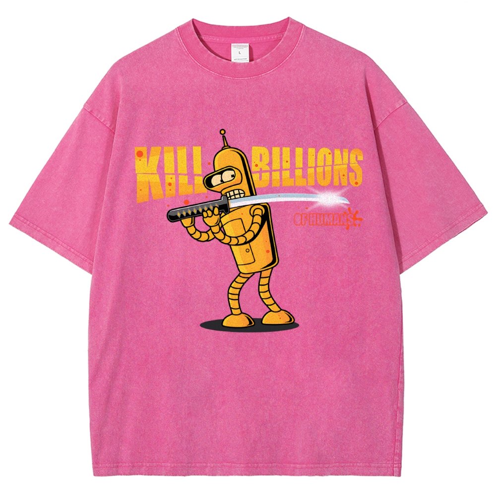 Kill Billions Vintage Distressed T-shirt