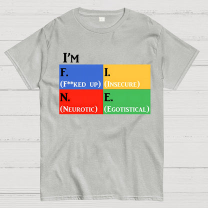 Simple Moodlings I'm F.I.N.E Geek T-Shirt