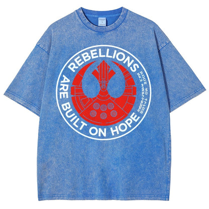 Rebellions Are Built on Dreams Vintage Distressed T-shirt