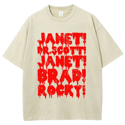 Jana! Dr. Smith! Jana! Ben! Vintage Distressed T-shirt