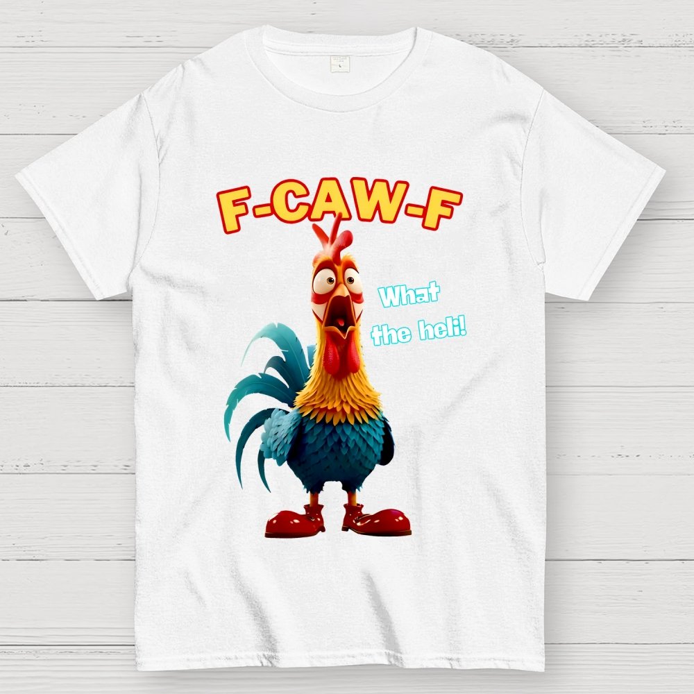 Chicken F-CAW-F What The Heli Geek T-Shirt