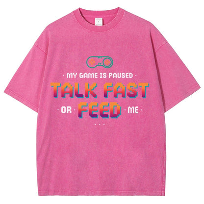 Feed the Gamer Vintage Distressed T-shirt