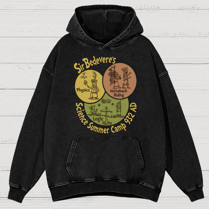 Sir Bedevere’s Science Camp Vintage Distressed Hoodie