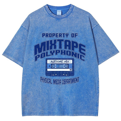 Property of Mixtape Polyphonic Vintage Distressed T-shirt