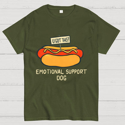 Emotional Support Dog Geek T-Shirt