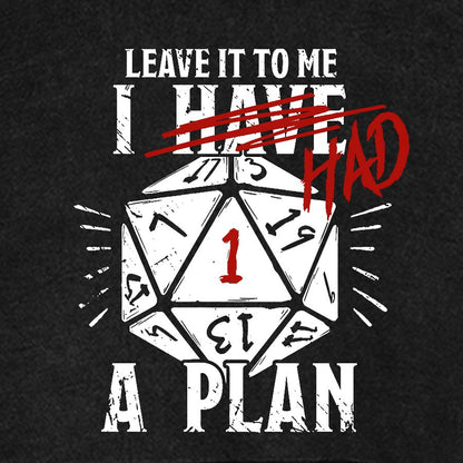 I Had A Plan Nerdy Vintage Distressed Hoodie