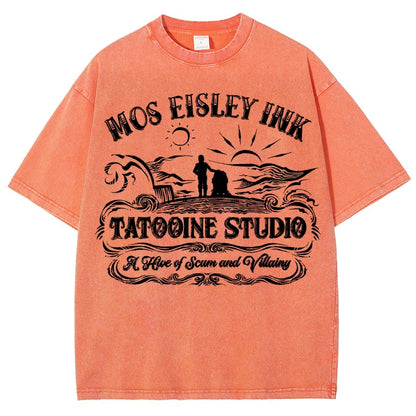 Tattoo-ine Studio Vintage Distressed T-shirt