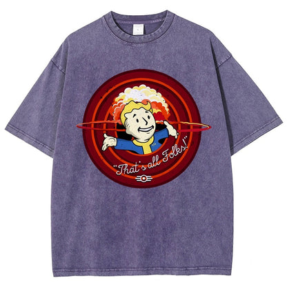 That's all folks Vintage Distressed T-shirt