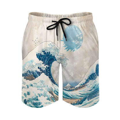 A Sea Salt Package Showcasing A Beautiful Ocean Geek Shorts