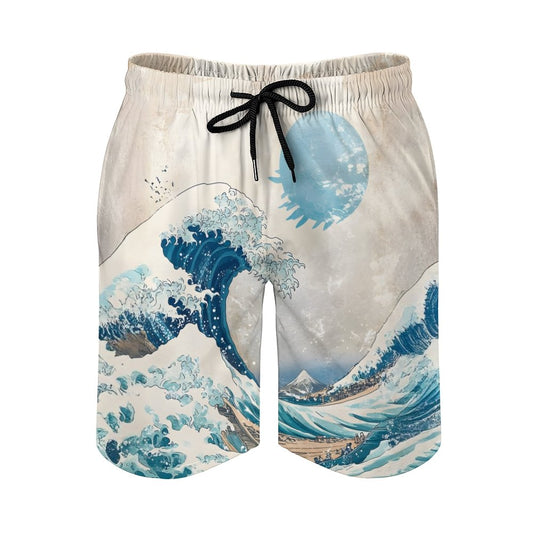 A Sea Salt Package Showcasing A Beautiful Ocean Geek Shorts