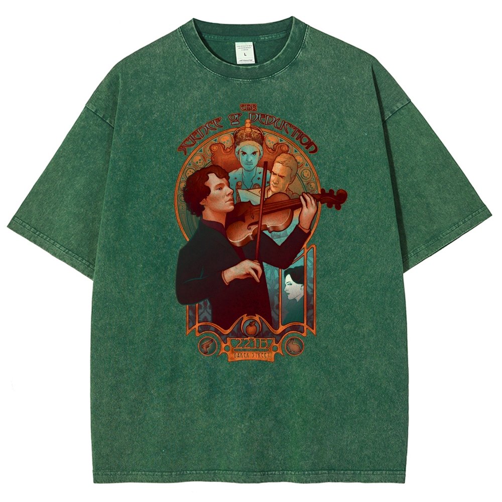 The Science of Deduction Vintage Distressed T-shirt