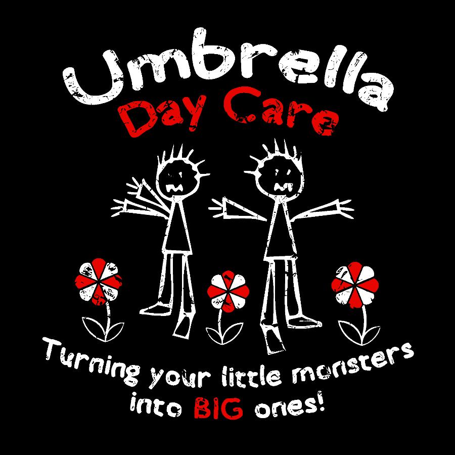 Umbrella Day Care Geek T-Shirt