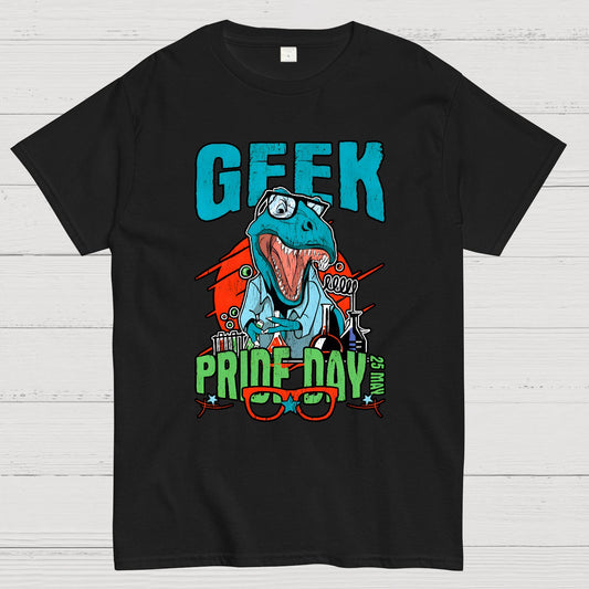 Geek Pride Day Dinosaur Rex Geek T-Shirt