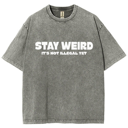 Not Illegal Yet Vintage Distressed T-shirt