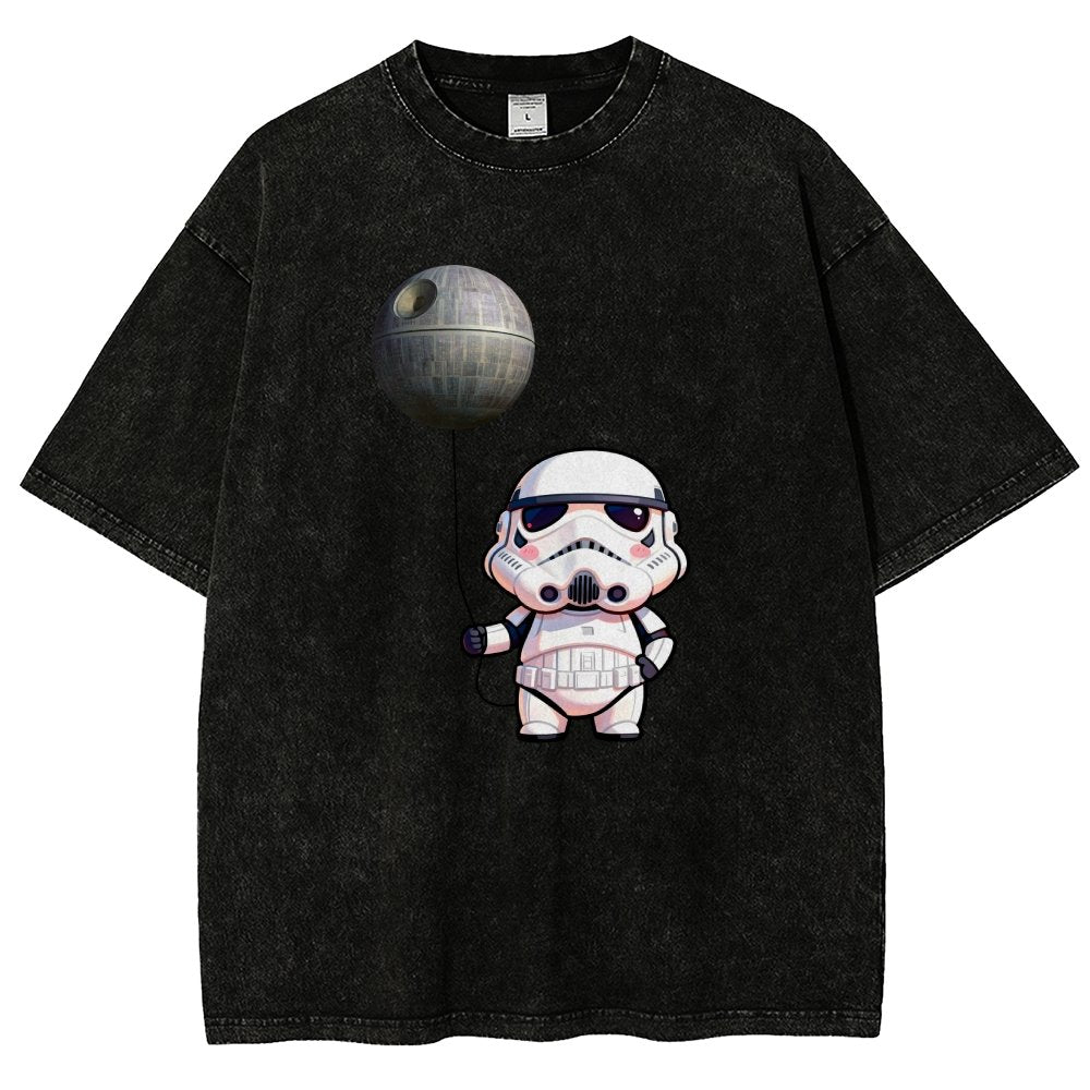 Soldiers playing with balloons Vintage Distressed T-shirt