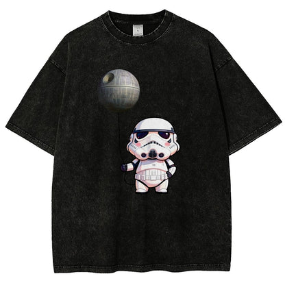 Soldiers playing with balloons Vintage Distressed T-shirt