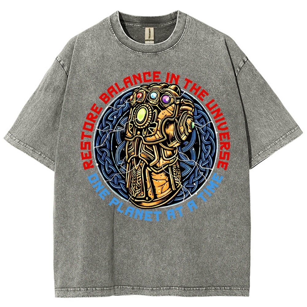 Restore Balance Vintage Distressed T-shirt