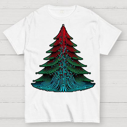 Binary Christmas Tree Geek T-Shirt
