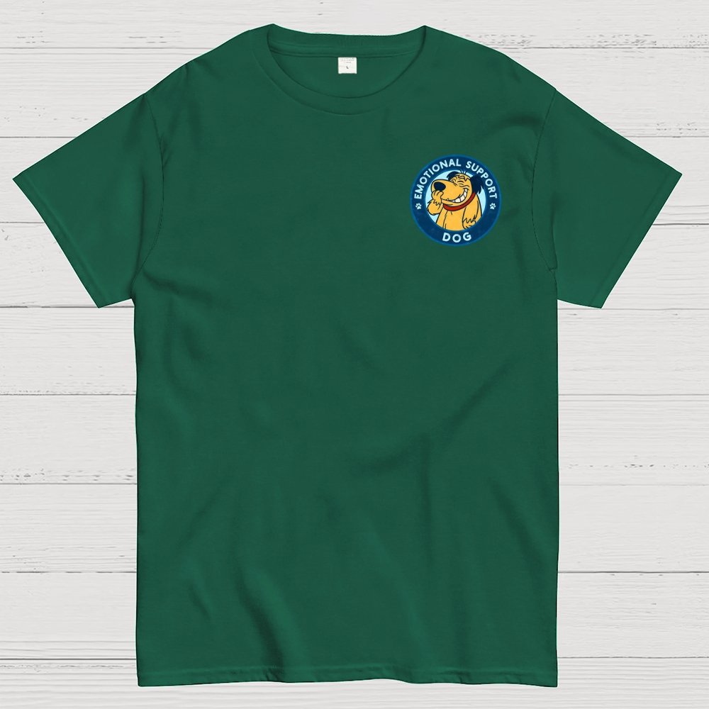 Dog Support Or Not? Front And Back Printing Geek T-Shirt
