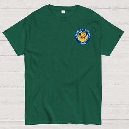 Dog Support Or Not? Front And Back Printing Geek T-Shirt