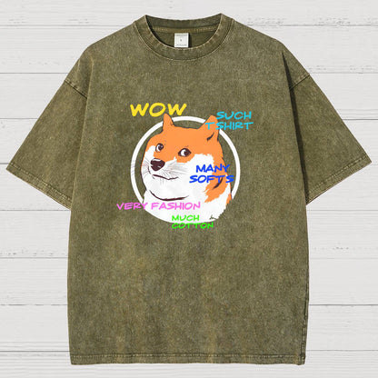 Doge Vintage Distressed T-shirt