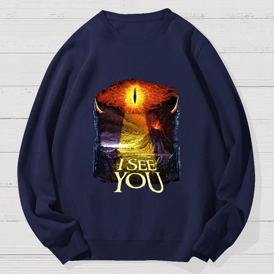 I See You Geek Cotton Sweatshirt