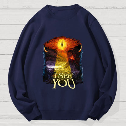 I See You Geek Cotton Sweatshirt