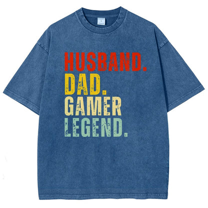 Gamer Dad Vintage Distressed T-shirt