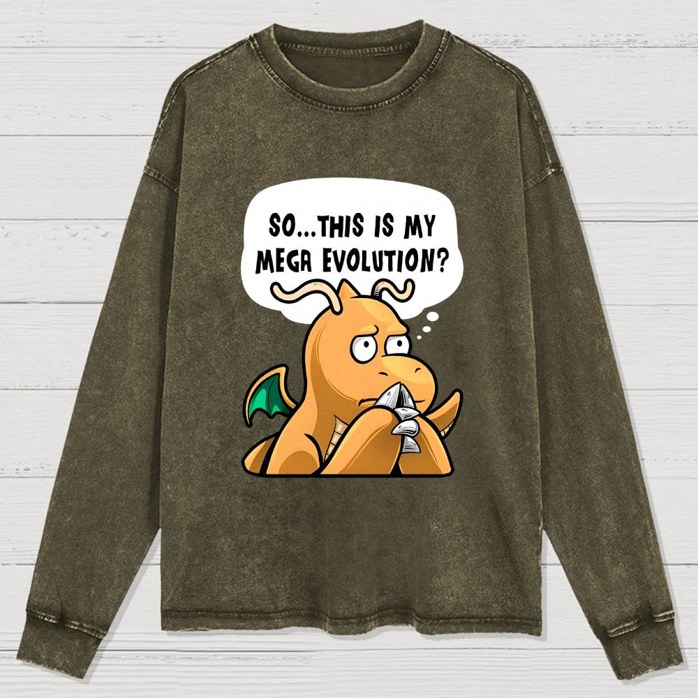 This is my Mega Evolution Washed Long Sleeve Tee