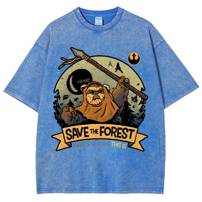 Save The Mystic Grove Vintage Distressed T-shirt