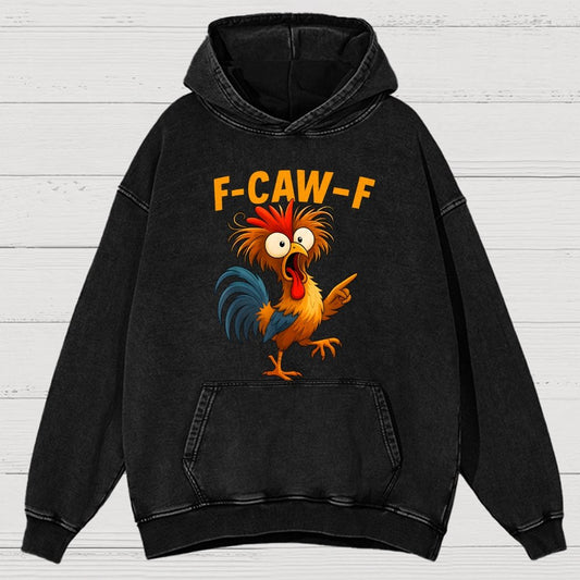 Fcawf Chicken Vintage Distressed Hoodie
