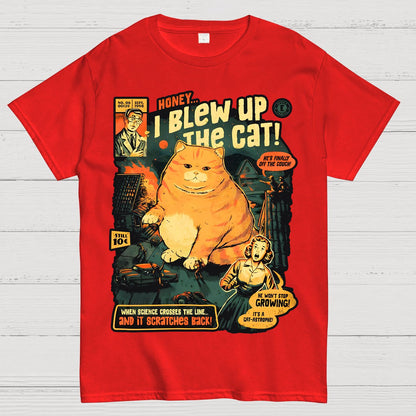 Honey I Blew Up The Cat Geek T-Shirt