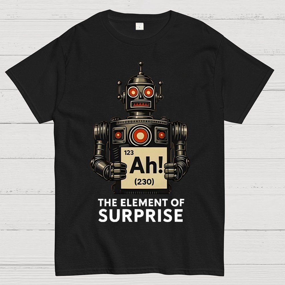 Machine Gets Surprised Geek T-Shirt