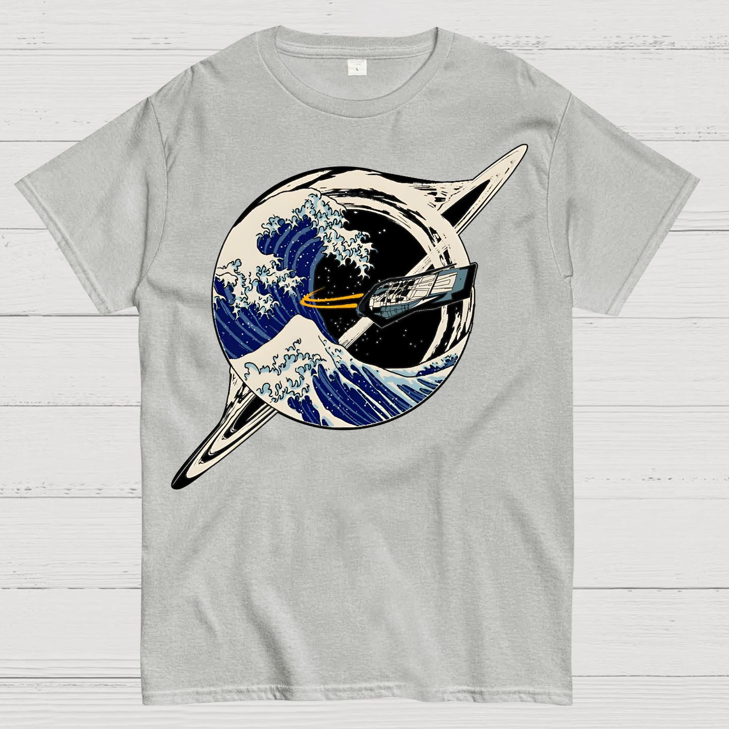 Interstellar Kanagawa Wave Geek T-Shirt