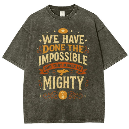 Mighty Heroes Vintage Distressed T-shirt