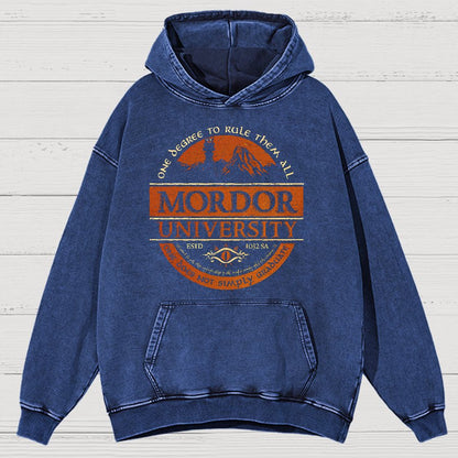 Graduation Is Not An Easy Thing Vintage Distressed Hoodie