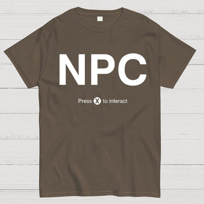 NPC Press X to Interact Geek T-Shirt