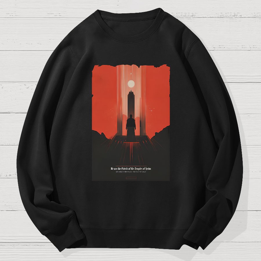 Syrinx Temple Priest Geek Cotton Sweatshirt