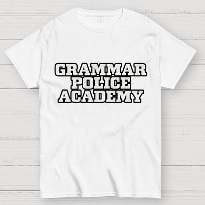 Grammar Police Academy Unisex Geek T-Shirt