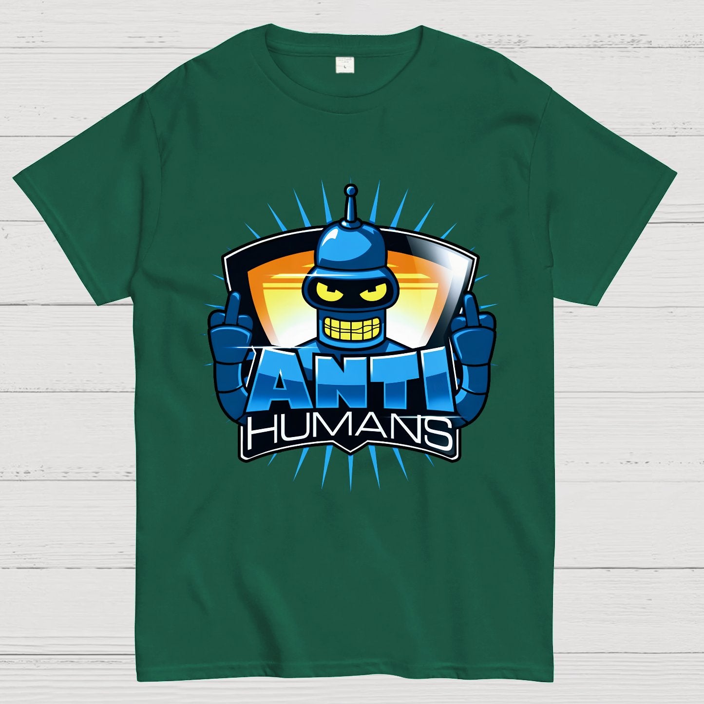 Anti Humans Geek T-Shirt