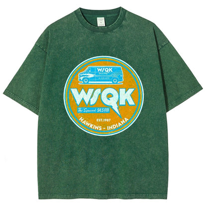 WSQK the Squawk Vintage Distressed T-shirt