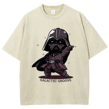 Galactic Groove Vintage Distressed T-shirt
