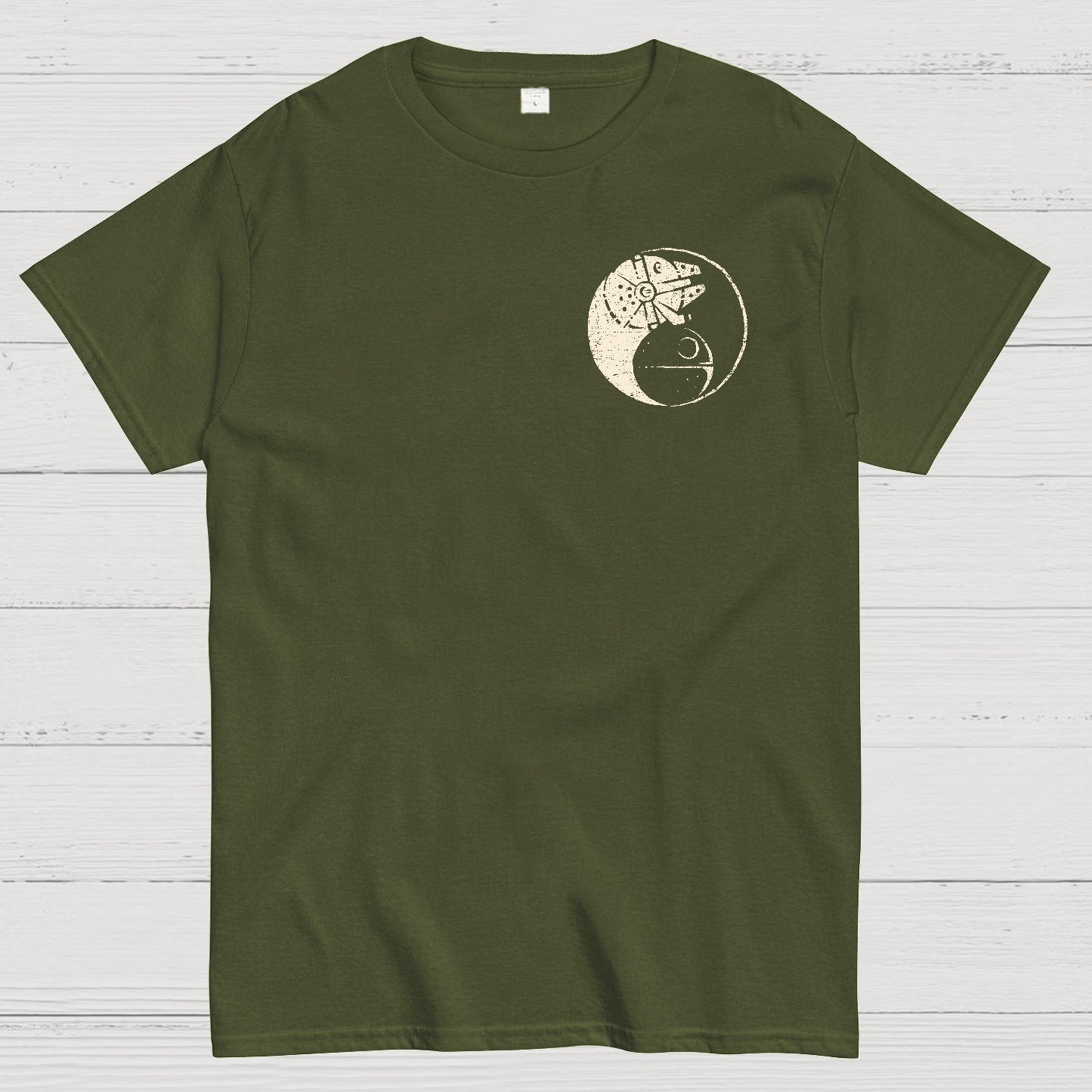 Balancing The Energy Front And Back Printing Geek T-Shirt