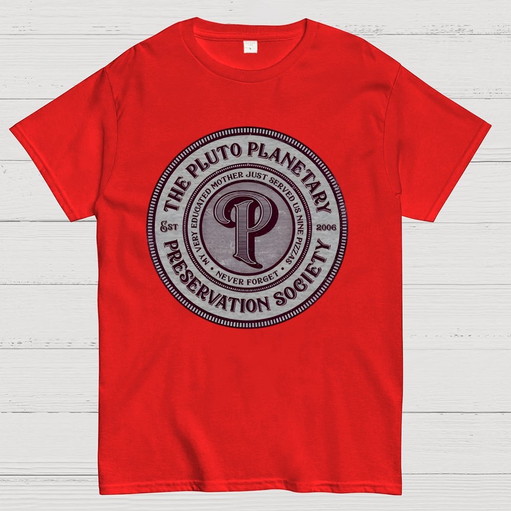 The Pluto Preservation Society Geek T-Shirt