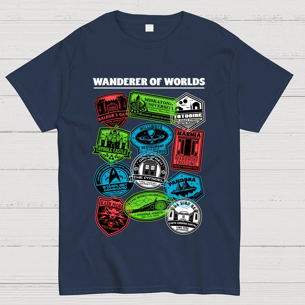 Geek Travel Stamp Geek T-Shirt