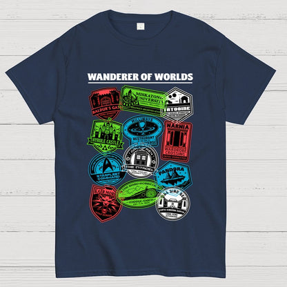 Geek Travel Stamp Geek T-Shirt