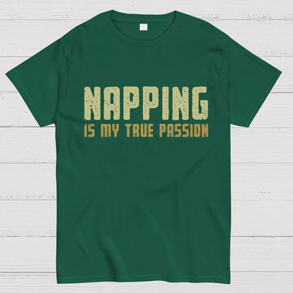 Napping is My Passion Geeky T-Shirt