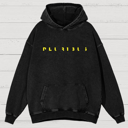 Pluribus Extraterrestrial Minimal Vintage Distressed Hoodie