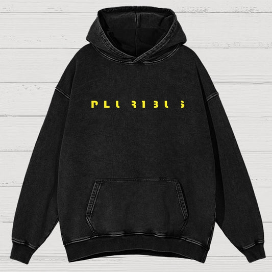 Pluribus Extraterrestrial Minimal Vintage Distressed Hoodie